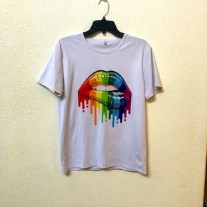 Rainbow Lip T-shirt